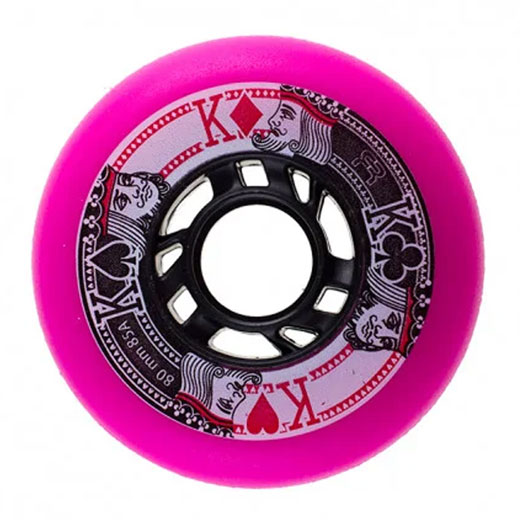 Pack de 4 Ruedas FR Street Kings Rosa 80mm/85A