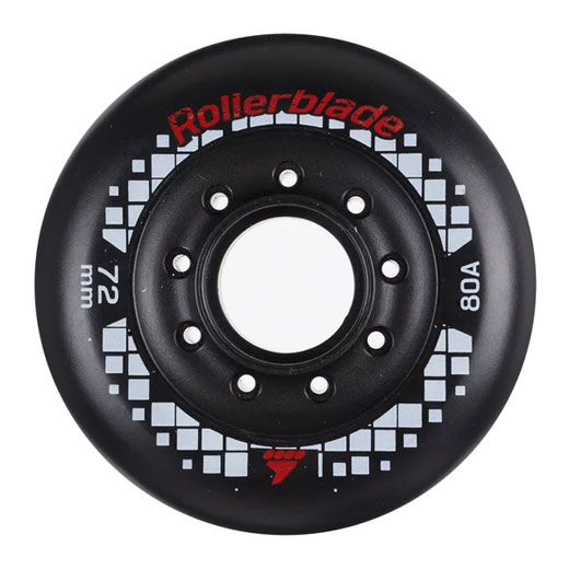 Pack de 4 Ruedas Rollerblade Apex 72mm/80A