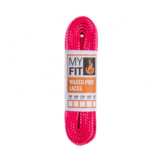 Cordones Encerados Powerslide MyFit Rosa/Blanco 180cm